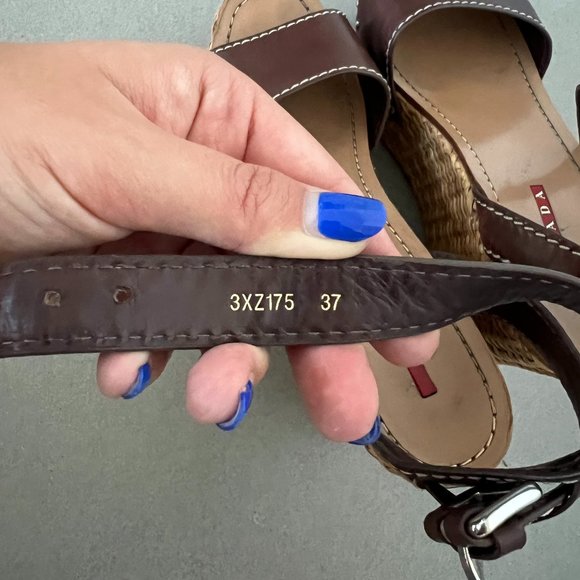 Prada Leather Wedges 6.5 - Picture 9 of 9